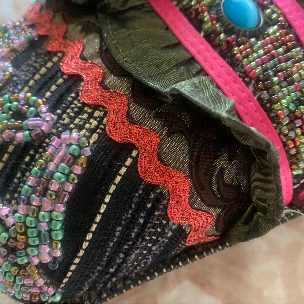 Host Pick!! Pritzi ~ Beaded Hard Case Evening Bag Vintage - Picture 11 of 12